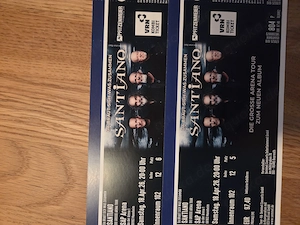 2x Santiano SAP Arena Mannheim