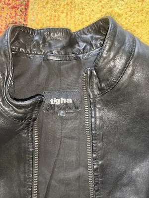 Herren echt Leder Jacke von Tigha gr M 