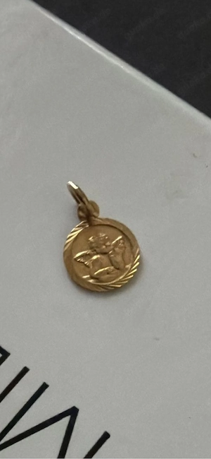Engel echtgold Anhänger 
