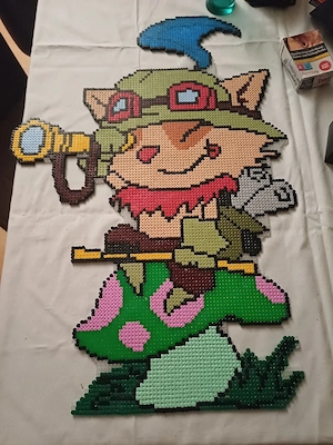 Große Bügelperlenbilder