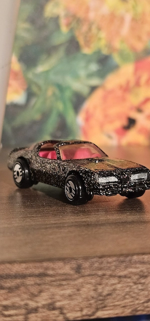 Hot Wheels 1977 Black Pink Glitter Trans Am Pontiac Firebird Vintage Malaysia