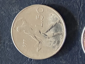 Münze Münzen Umlaufmünze Italien 50 Lire 1979