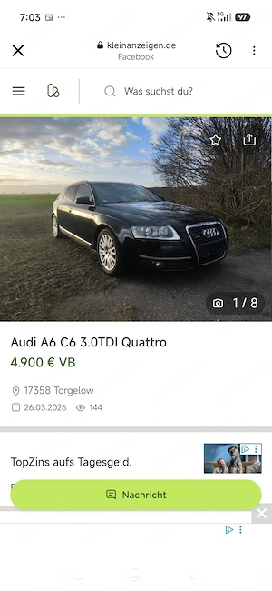 Audi A6 4f zu verkaufen 