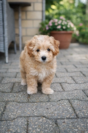 Zuckersüßer Maltipoo Rüde sucht seine Familie