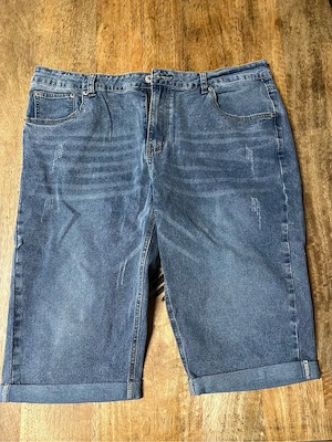 Kurze Jeans Damen Hellblau 38