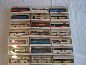 21 Wiking Omnibus Modelle 1:87 H0 neuwertig OVP