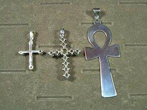 3x Kreuz-Anhänger ab 10,- Euro 925 Silber