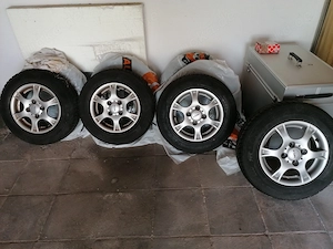 Satz Sommerreifen 6mm  mit Alufelgen für Fiat Panda 169