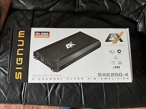 Signum SXE 250.4 - 4 Kanal Autoendstufe mit 150 Watt RMS 