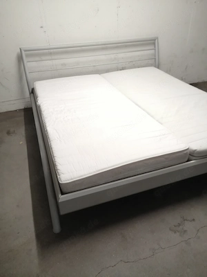 DIESAN Metall Holz Doppel Bett 180 x 200 cm Bild 6