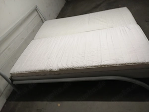 DIESAN Metall Holz Doppel Bett 180 x 200 cm Bild 4