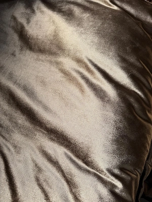XXL Wohnlandschaft, Sofa, Couch, Ecksofa, Eckcouch, Modell Ceretto, Brauner Samt, mit vielen Kissen Bild 2