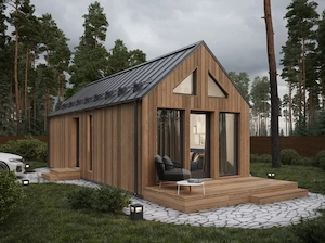 Frame Panel Modular House with 38 m  Terrace for SALE!