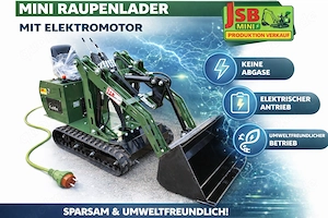 NEUER elektrischer E Ketten-Mini-Radlader MS-TL113 | CE | 2026 | ANGEBOT