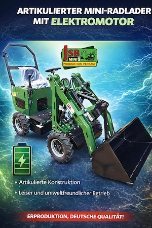 NEUER elektrischer E Gelenk-Radlader MS-L116KN | CE | 2026 | ANGEBOT