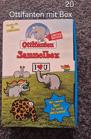 20 Ottifanten mit Box 