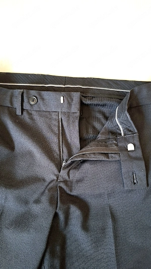 Anzug anthrazit schwarz   Größe 46   Slim Fit   elegant für Hochzeit, Feier & Business Bild 4