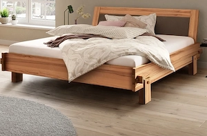 Bett,Matratze , Lattenrost Massivholzbett