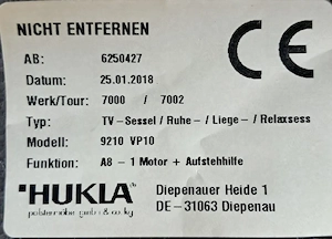 Hukla TV-und Relaxsessel  Bild 7