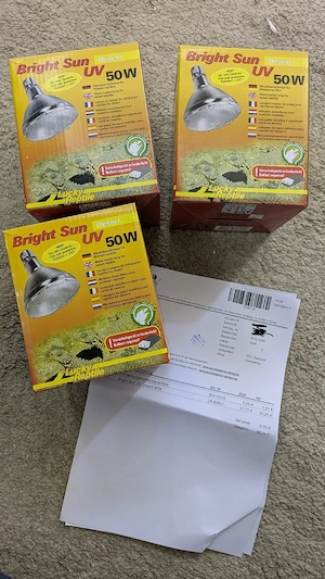 Lucky Reptile bright sun desert 50w 3mal neu unbenutzt 