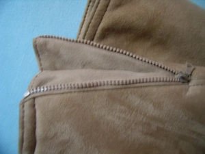Neue Fell-Lederjacke (Imitat) Bild 6