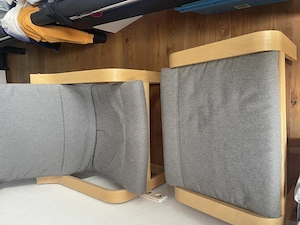 IKEA Poäng Sessel mit Fußhocker   sehr guter Zustand