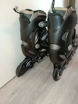 FILA Inline Skates   Inliner   Gr. 42,5   Schwarz Grau   Neuwertig & Unbenutzt