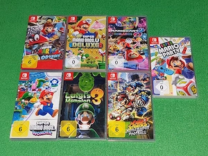 7x Nintendo switch spiele funktioniert gut mit Originalverpackung