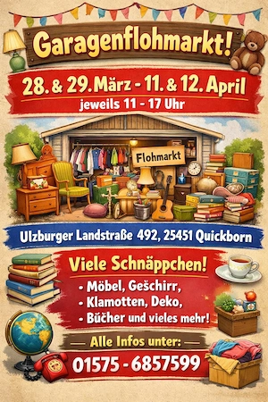 Garagen Flohmarkt 28. und 29.03
