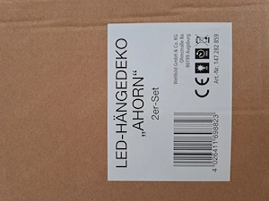 LED Hängedeko Ahorn Bild 5