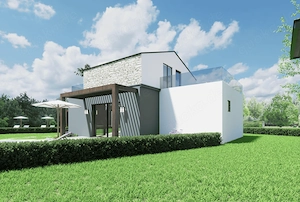 Neubau-Einfamilienhaus mit Meerblick & Olymp-Panorama   Plagiari, Griechenland | 285.000  