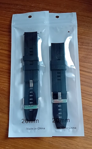 Uhrenbänder schwarz