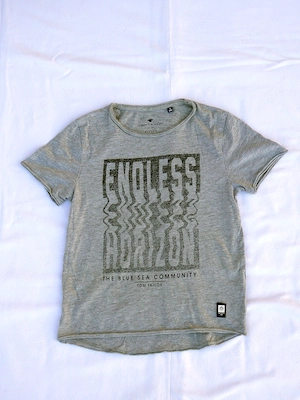 Kurzarm T-Shirt Tom Tailor Gr. 140 S grau Girls