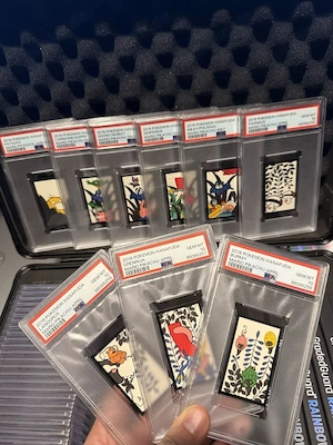 2016 Pokemon Mario Pikachu Luigi Hanafuda Full Sequential Set PSA 109 x48 Slabs Bild 9