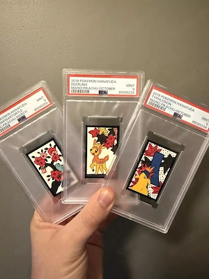 2016 Pokemon Mario Pikachu Luigi Hanafuda Full Sequential Set PSA 109 x48 Slabs Bild 2