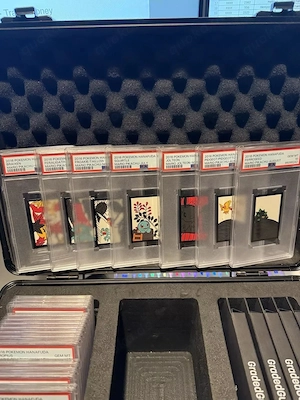 2016 Pokemon Mario Pikachu Luigi Hanafuda Full Sequential Set PSA 109 x48 Slabs Bild 8