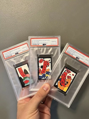 2016 Pokemon Mario Pikachu Luigi Hanafuda Full Sequential Set PSA 109 x48 Slabs Bild 5