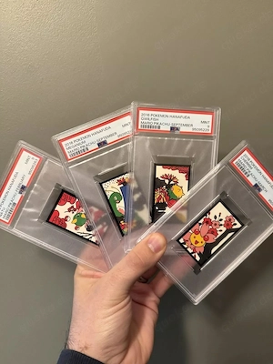 2016 Pokemon Mario Pikachu Luigi Hanafuda Full Sequential Set PSA 109 x48 Slabs Bild 7