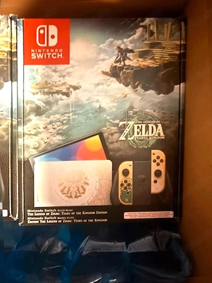  Switch Zelda Tears of the Kindom edition totk Neu  Ovp OLed  