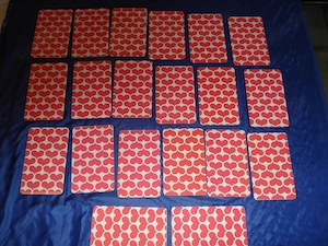 20 Resopal Brettchen 12 x 20 cm 3.Wahl, Amstetten 