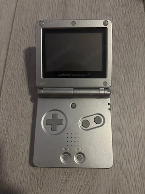   Game Boy Advance SP Grau Grey Silber Silver GBA  