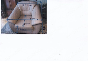 Leder Sessel für Wohnzimmer oder Büro