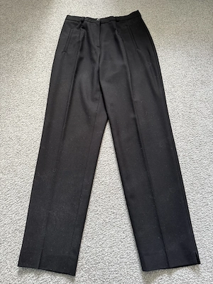 Neuwertige Elegante Bügelfaltenhose Schwarz Größe 36