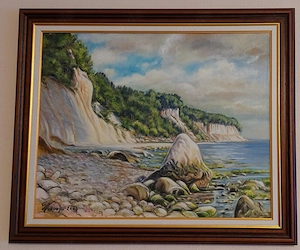 Ölgemälde Kreidefelsen Rügen