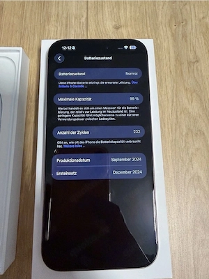 Verkaufe iphone 16 Pro max Bild 5
