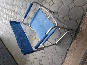 Klappstuhl blau