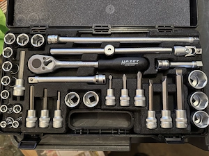 HAZET 885 N 3 8" Sechskant Steckschlüsselsatz Neu