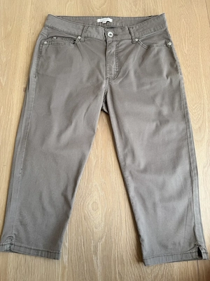 Peckott 3 4 Sommerhose Khaki Gr 36 Baumwolle