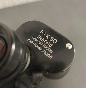 Vintage Fernglas Weltblick 10x50    Inkl. Ledertasche