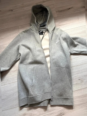 Nike Sportswear Club fleece herren full-Zip hoodie kapuze Grau L